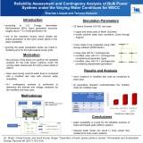 This poster presents the reliability analysis of the hydro-based power systems under the varying water level conditions. A base case having nominal water level is compared with a modified test case with reduced water availability. N-1 contingency is performed to determine the power flow violations for all test cases. Modified test case shows more system violations compared to the base case.